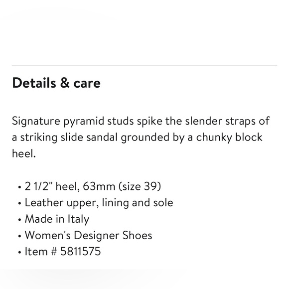 Valentino Garavani
Rockstud Slide Sandal - Picture 4 of 5